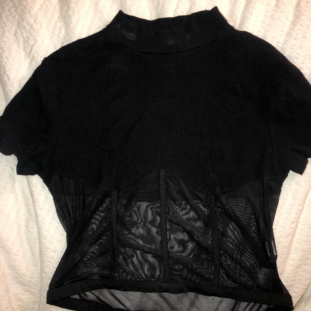 Black boned top